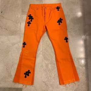 Chrome Hearts flared denim